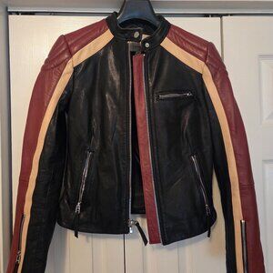 Vintage Wilsons Women's Moto Leather Biker Jacket - XS